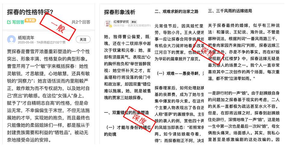 内容质量